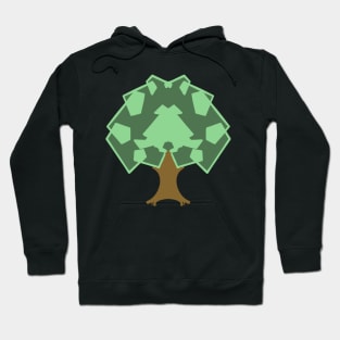 Geometric Tree Hoodie